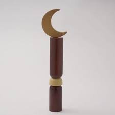 Décoration de table artisanale en bois de luxe arabe Orion pour Ramadan, croissant de lune islamique, décoration artisanale pour l'Aïd - Product Image 2