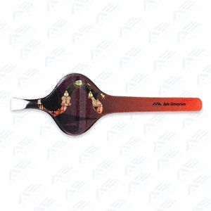 Pinzas de acero inoxidable para depilación de precisión, pinzas profesionales inclinadas con etiqueta privada, instrumentos de belleza - Product Image 4