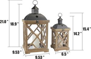 Great Quality In Responsible Price Wooden <b>Lantern</b> Decorative <b>Candle</b> Holder For <b>Large</b> Wedding Event And Home Decoration - Product Image 3