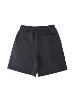 Vêtements actifs Fitness Gym entraînement Shorts de sport pour hommes coton français éponge respirant noir sueur court été Streetwear survêtement - Product Image 2