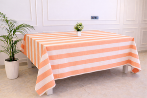 Nappe en coton florale indienne faite à la main, imprimée au bloc, moderne, écologique et durable, idéale pour les mariages, les dîners à la maison, les fêtes et les événements - Product Image 6