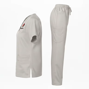 Conjunto de Uniforme Médico Unisex, Mezcla de Algodón, Jersey Transpirable, Ropa de Trabajo para Personal de Hospital, Uniformes de Enfermería, Suministro de Fábrica OEM ODM - Product Image 6