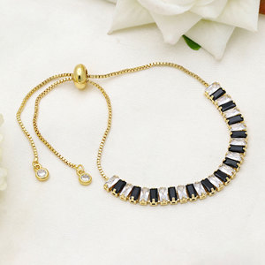 Gold Plated Women Sparkling Zircon <b>Bracelet</b> <b>Adjustable</b> Classic Tennis <b>Bracelet</b> Luxury Jewelry Charm <b>Bracelets</b> for Girls Gifts - Product Image 3