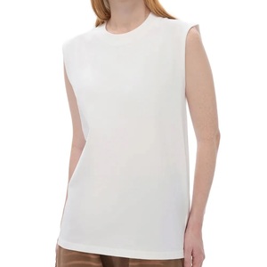 T-shirt de course ample blanc pur non transparent à épaules larges pour filles, anti-frottement, pour femmes, idéal pour les coureuses de montagne - Product Image 2