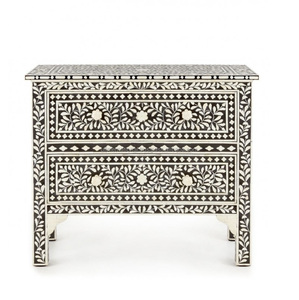 Se puede insertar una incrustación y mesa de resina para uso en sala de estar y habitación, torage con garabatos y pulido hecho a mano - Product Image 2