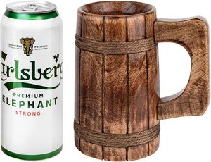 Mug à boire en bois massif de haute qualité, exporté par Craft Emporium, réutilisable, écologique, pour café, thé, bière, durable, artisanal, design moderne - Product Image 3