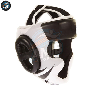 New Arrival Leather <b>Head</b> Guard For Boxing MMA <b>Training</b> Breathable Unisex Adult Sports Wear High Quality <b>Head</b> Guards - Product Image 5