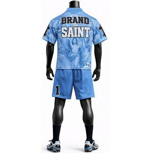 Ensemble Maillot et Short de Football Américain 2026 – Tenue Sportive Respirante Personnalisable pour Entraînement et Matchs - Product Image 3