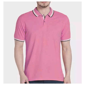 Polo de manga corta para hombre, tejido de punto, transpirable, con logotipo frontal personalizado e impresión, poliéster/algodón - Product Image 4