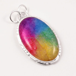 Elegante colgante de plata de ley 925 hecho a mano, joyería de piedras preciosas hechas a mano con abalorio para mamá, regalo perfecto - Product Image 3