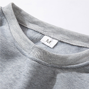 เสื้อสเวตเชิ้ตผู้ชาย ผ้าฝ้าย 100% ปรับแต่งได้ ด้านหน้าถักลายเรียบ คอกลม แขนยาว มีฮู้ด ทรงปกติ ใส่สบายในฤดูหนาว - Product Image 3