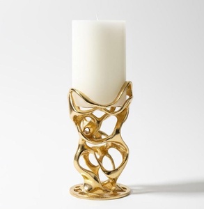 <b>large</b> <b>candle</b> holder oversized <b>candle</b> holder geometric <b>candle</b> holder abstract <b>candle</b> holder art decor - Product Image 1