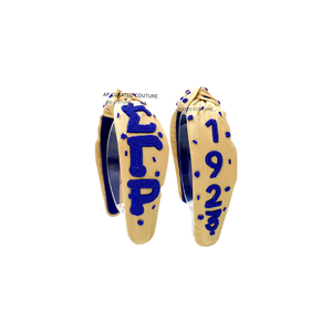 Diadema con Cuentas y Nudos para Niños, Accesorio para el Cabello Deportivo de Última Moda, Personalizable para Eventos Universitarios - Product Image 3