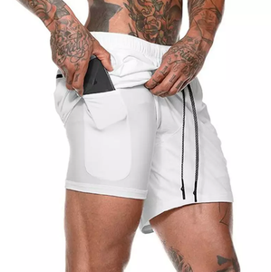 Shorts de sport oversize pour hommes, style hip-hop, vente en gros, streetwear, été, écologiques, séchage rapide, haute qualité, directement de l'usine - Product Image 3
