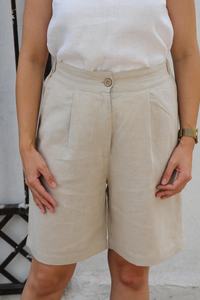 Shorts de sport taille haute personnalisés pour femmes avec logo, pour le yoga, la course à pied, avec poches, pour la salle de sport et les activités de plein air - Product Image 4