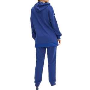 OEM personnalisé femmes automne hiver costume à capuche costumes de sport femmes survêtement 2 pièces survêtement femmes à manches longues survêtement ensemble - Product Image 4