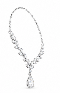 Juego de Joyería Nupcial con Circonitas en Forma de Gota de Agua, Collar y Aretes con Corte Marquesa, Chapado en Oro, para Mujer - Product Image 5