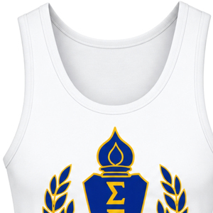 Débardeur Sororité Sigma Gamma Rho pour Femme – T-shirt sans Manches à Lettres Grecques Imprimées Personnalisées – Tenue Décontractée d'Été Sportive et Tendance - Product Image 3