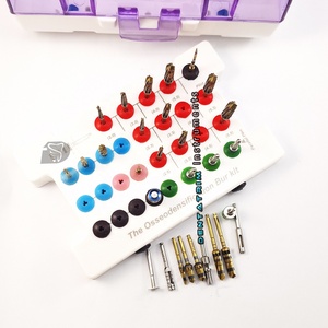 Kit de fraises d'osséodensification dentaire de qualité supérieure avec logo personnalisé Kit de chirurgie dentaire certifié CE Perceuse Instruments d'implant - Product Image 4