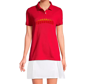 Chemise d'été personnalisable haut de gamme pour femme, manches longues, en tissu jersey respirant, couleurs personnalisées, avec lettres décoratives - Product Image 1