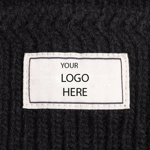 Winter Fashion Waffle <b>Beanie</b> Acrylic Custom Logo Unisex Hat Waffle Knit Private Tag/Woven Label Breathable <b>Waterproof</b> 3D - Product Image 6