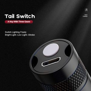 Linterna Táctica Mini CITICITY Recargable por USB C, con Zoom, Impermeable, 150LM, de Aleación de Aluminio, para Camping, Senderismo y Emergencias - Product Image 5