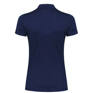 Polo de Mujer Color Coral, Manga Corta, Color Sólido, Estilo Piqué, Ropa Casual - Product Image 4