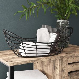 Panier à serviettes décoratif élégant en fer pour la décoration de la salle à manger, créant une table organisée et attrayante - Product Image 2