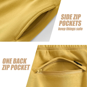 Custom Fleece Sweat Shorts <b>Men</b> Heavyweight Drawstring Gym Workout <b>Trunks</b> Breathable Casual Cargo Shorts Wholesale OEMS Brands - Product Image 5