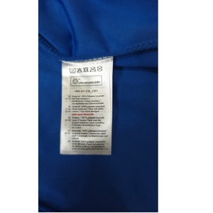Conjunto deportivo informal para niño con paneles azules y rojos, cintura elástica, banda de poliéster, buen tacto, proveedor de Bangladesh. - Product Image 6