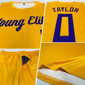 Uniforme de Baloncesto Personalizado con Nombre, Nombre del Equipo y Número, Jersey sin Mangas y Pantalones Cortos, Ropa Deportiva de Secado Rápido, Uniforme de Baloncesto Elegante - Product Image 3