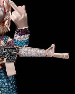 Colgante Personalizable de Plata de Ley S925 para Hombre con Diamante Moissanita VVS, Estilo Hip Hop Indio 3D, Joyería de Regalo - Product Image 4