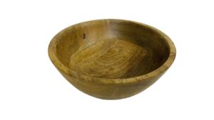 Bol en bois d'acacia pour salades et collations Vaisselle d'aspect biologique pour cuisines et maisons écologiques - Product Image 4