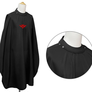 Vente en gros de capes de barbier personnalisées de haute qualité, capes de coiffure pour salon, capes de coupe de cheveux avec encolure en silicone - Product Image 4