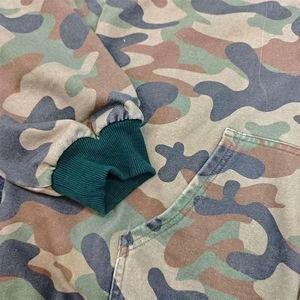 เสื้อฮู้ดผ้าฟลีซคอตตอน 100% สีเทาเข้มสำหรับผู้ชาย  แบบสั่งทำพร้อมปักโลโก้  สำหรับล่าสัตว์  แขนยาว  ขายส่ง  พรีออเดอร์ - Product Image 5