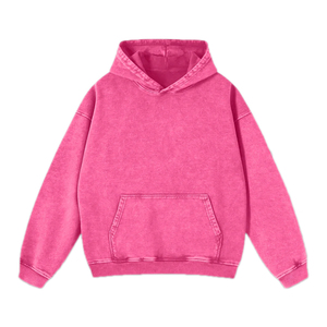 Men's Oversized Hooded Sweatshirt Solid Black Cotton Fleece Casual Winter Wear <b>Waterproof</b> Pockets Boxy Fit - Product Image 5