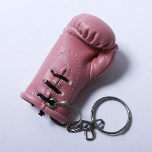 Real Leather Mini Boxing Gloves Keychain for Sports Gifts Bulk PU Mini Boxing Glove Keychain for Promotion and Retail - Product Image 2