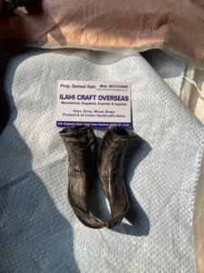 Paire de cornes de chèvre naturelles finies pour la décoration et l'artisanat, haute qualité - Product Image 4