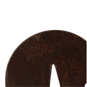 Tsuba japonais de la période Edo, en fer, incrusté, motif vague, Sukashi, garde de sabre rond, non marqué - Product Image 6