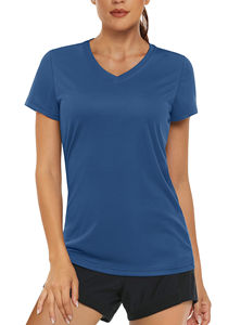 Camiseta Corta Informal de Verano con Cuello Redondo y Corte Ajustado, Personalizable con Logotipo, para Mujer - Product Image 5