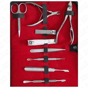 Durable Stainless Steel Nail Grooming Kit Manicure <b>Pedicure</b> <b>Set</b> with Portable Storage Box Wholesale OEM - Product Image 2
