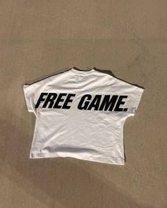 High Quality Custom Logo Heat-Transfer Printing 100 Cotton 220 Grams <b>Drop</b> Shoulder Cropped Length <b>Box</b> Fit Men Oversize T-Shirt - Product Image 1