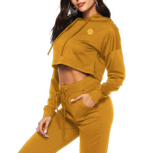 Conjunto de top corto 100% algodón con pantalones a juego para viajes y vacaciones, tela suave, ajuste cómodo, estilo elegante. - Product Image 4