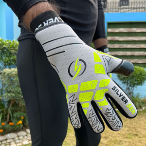 Professional Soccer Goalkeeper <b>Gloves</b> Protect Latex Knitting Nylon <b>Gloves</b> PU Material Guantes De Arquero Futbol Football <b>Gloves</b> - Product Image 3