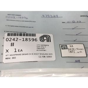 Kit AMAT 0242-18596, Mainframe DEGAS CH E et F - Équipements et pièces semi-conductrices d'occasion fiables à l'échelle mondiale - Product Image 1