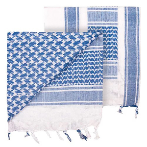 ผ้าพันคอผ้าฝ้ายขนาด 110x110 ซม. สำหรับเดินป่า ผ้าพันคอแบบยุทธวิธี ผ้าพันคออาหรับ เชมากห์ ผ้าพันคอพู่ห้อยสำหรับผู้ชาย ผู้หญิง ผ้าพันคอแบบยุทธวิธีสำหรับผู้ชายและผู้หญิง - Product Image 1