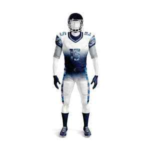 Maillots de football américain professionnels de haute qualité, personnalisés, en twill, avec impression par transfert thermique, respirants et à séchage rapide - Product Image 1