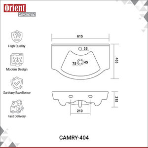 Oferta Increíble en Artículos Sanitarios de Cerámica de Diseño Moderno para el Hogar y Restaurantes, Lavabo Blanco de Pared en Venta - Product Image 3