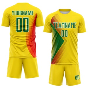 Conjunto de uniforme de fútbol para hombre, camiseta y pantalones cortos de secado rápido, transpirable, para entrenamiento, partidos, ropa deportiva, conjunto de equipo. - Product Image 2