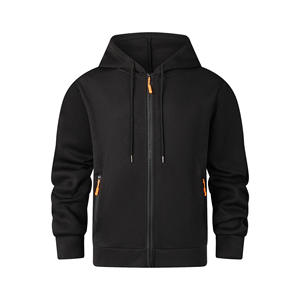 Men's Full <b>Zip</b> Hoodie Casual Fleece Sweatshirt Comfortable Hooded <b>Jacket</b> With Pockets Custom Bulk Apparel For Everyday Wear - Product Image 4